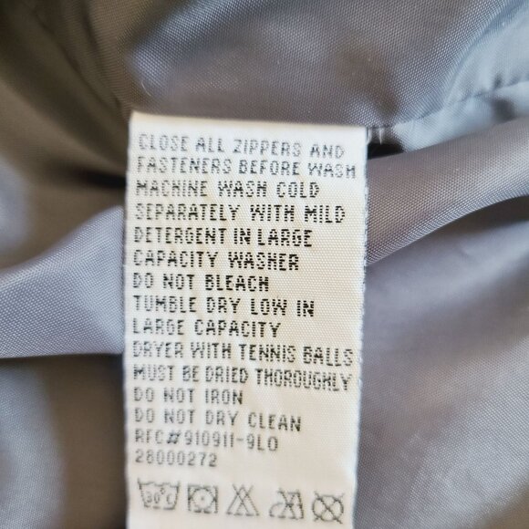 Outbrook Mens Puffer Down Jacket Coat Size XL Black Polyester Outer Shell Winter - Picture 7 of 13